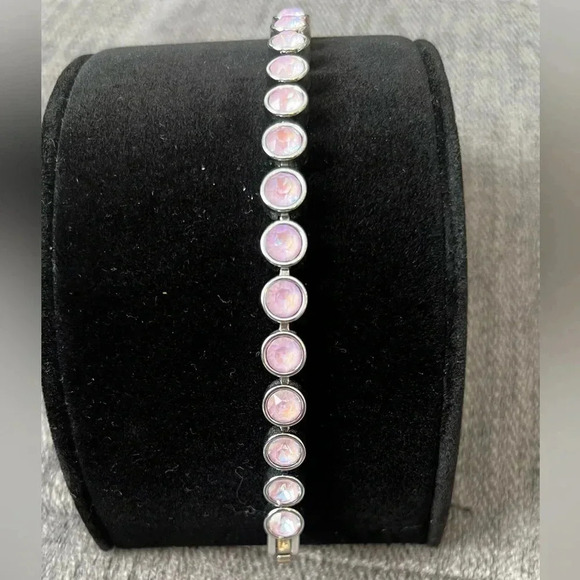 NWOB Touchstone Crystal by Swarovski Lavender Delite Ice Bracelet (retired) - Picture 2 of 5